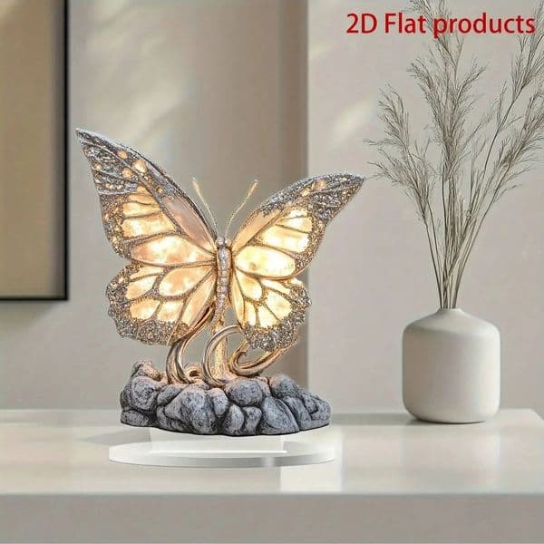 Elegant acrylic Bohemian butterfly desk decoration perfect for home office or bedroom atmosphere 260520
