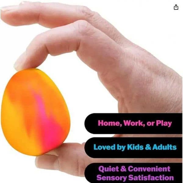 Color changing egg Dippin Dazzler Egg Easter egg revival holiday stress relief toy soft rubber vinyl and kneading music Z260521