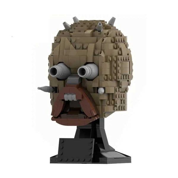 Moc 677pcs Star Battle Tusken Raiders Helmets Model Building Blocks Bricks Diy Education Assembly Toys for Kids Christmas GiftsJ260521
