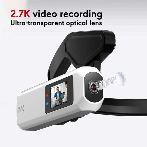 Mini HD 27K/60F /60F Wearable Camera Portable Head Mounted Sports Camera 110Wide Angle Lens WiFi App Video Camcorder T260521FVKL