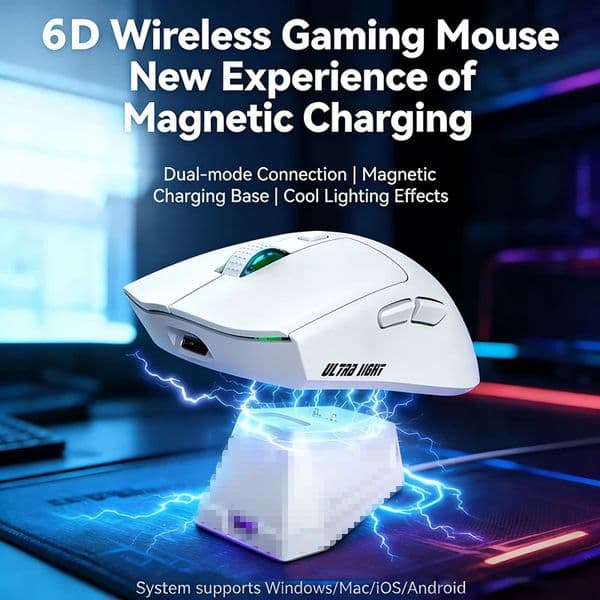 Bluetooth Wireless Native Mouse Game Two-Mode E-sports laptop PAW311 Desktop Computer Iightweight Magnetic Charging 2026 260521