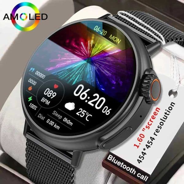 2026 NFC Luxury Military Smart Watch Men Health Monitor Fitness Clock Sports Waterproof Smartwatches for Women Android IOS 2026T260522