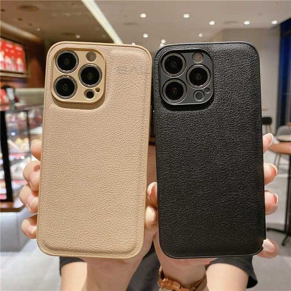 Luxury Leather Texture Shockproof Case For iPhone 14 13 12 11 Pro Max XR X XS 7 8 Plus Mini SE Soft Fl Camera Protection CoverJ260522