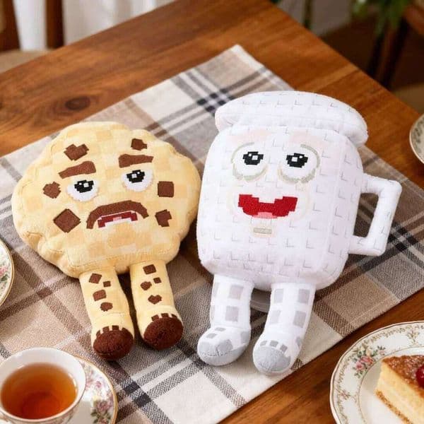 Cooki and Milki Plush Steal a Brainrot Peripherals Toy Stuffed for Kids Birthday Gifts Escape Tsunami For Brainrots Dec J260522