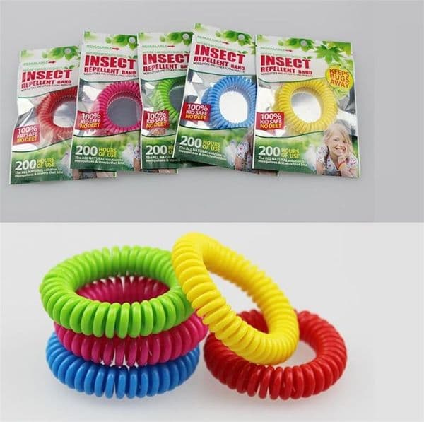 Mosquito Repellent Band Bracelets Anti Mosquito Pure Natural Adults and children Wrist band mixed colors Pest Control