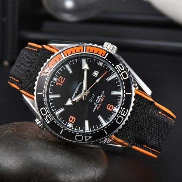 Men Watch Bidirectional Rotating Bezel Canvas Nylon Strap Date Sport Outdoor Business Casual Luxury Male Quartz Wristwatch 7788