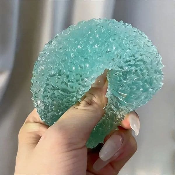 Squishy Ice Ball Maltose Fidgets Toy Super Soft Pink Mochi Slowrebound Squeeze AntiStress for Adults Hand Exercise w260522