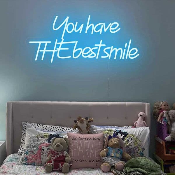 You Have The Best Smile Neon Signs Room Decoration For Party Wedding Home Bar Room Wall Living Room Art Decor Personalized Gift L260522