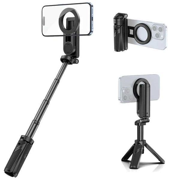 Ulanzi JJ03 Magnetic Phone Tripod Wireless Phone Grip Selfie Stick Desktop Tripod with Remote Control Photography Livestreaming Z260522
