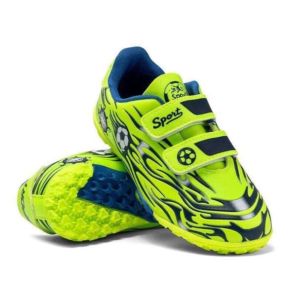 Kids Athletic Turf Sneakers Outdoor Firm Ground Soccer Child Anti-slip Football Sports Shoes 26Y0522
