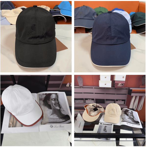 baseball cap hat for women designer Mens Caps Fashion Ball Cap loro cotton piana cashmere fitted autumn snapback embroidery beach hats