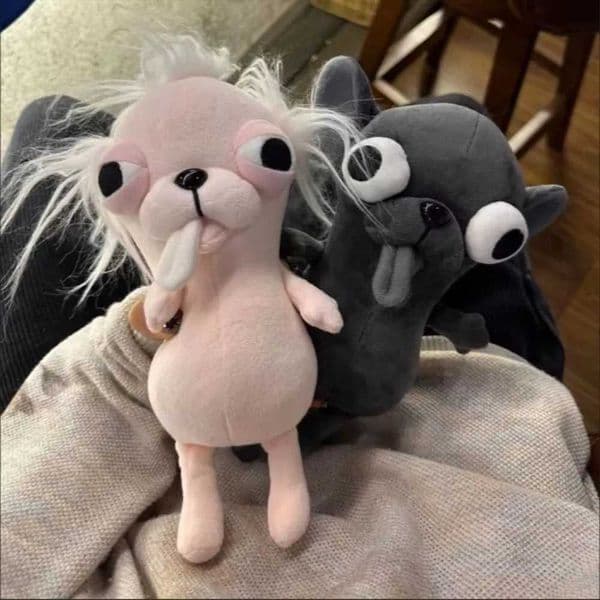 Stuffed Animals Chihuahua Plush Toy Puppy Pet Keychain Pendant Stuffed Chihuahua Doll Realistic Kawaii Plush Chihuahua Kids Toy L260522