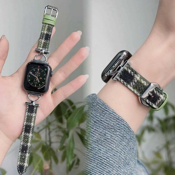 Excellent Leather loop For Watch band wen Series tra 10/9/8/7/6/5/4/3/1 38mm 40mm 41mm 42mm 44mm 45mm 46mm Strap J260522