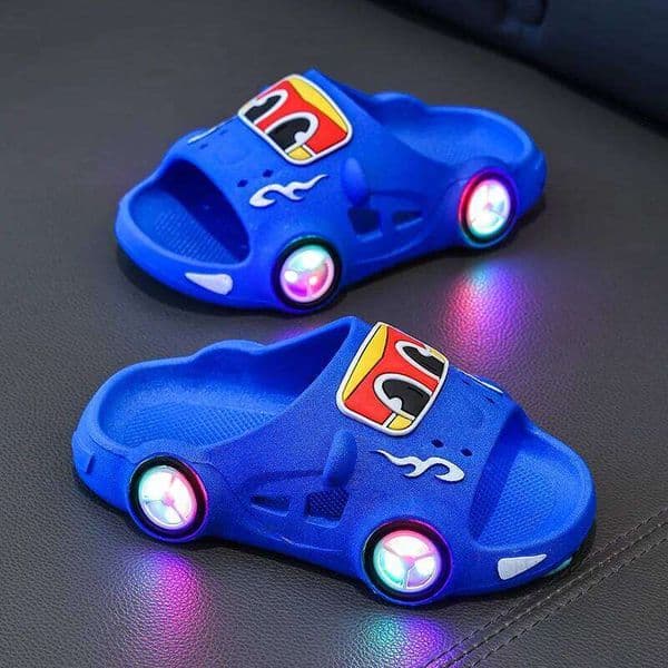 Cartoon Slipper Fashion Versatile Up Girl Shoes Cute Car Anti Slip Kid Slippers Classic Light Boy Shoe Casual Home Sandal 26L0522