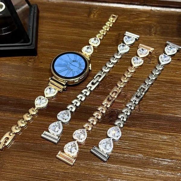 Wen Diamond Bracelet for GT 4 41mm Smart Watch 18mm 20mm 22mm Band for Galaxy 6 Classic 47mm 4m 5 6 40mm 44mm J260522