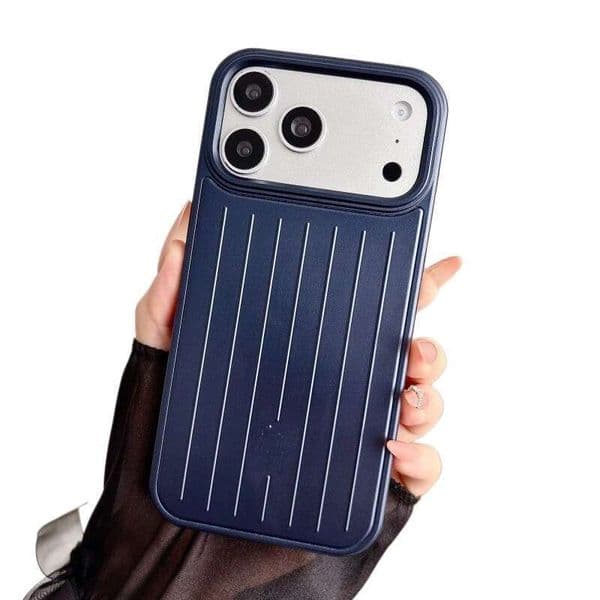 Rimo Phone Case Rimowalugage Rimo Phone Case Striped Luggage Style Solid Color Phone Case Suitable For 17 Pro Max 16 Full Protection Anti Drop Shockproof Thin Case
