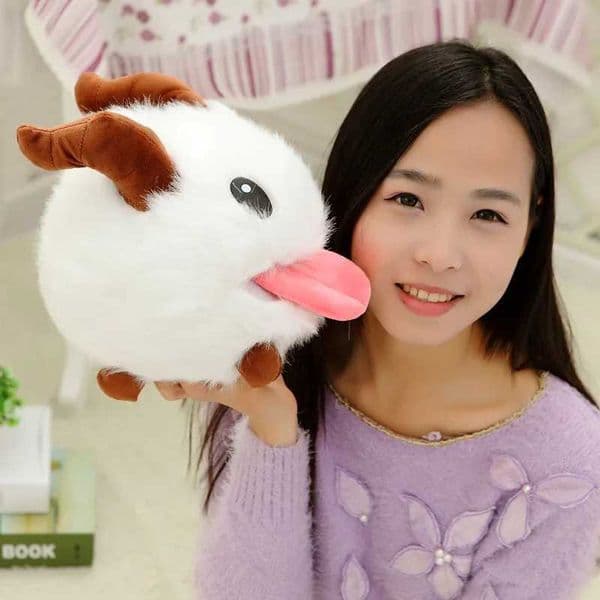 25CM New Product LOL League Of Legends Poro Plush Doll Game Peripheral Doll Childrens Christmas Gift Toy L260522
