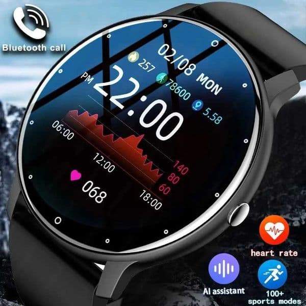 New Smart Watch Men Sports Fitness Health Watches Heart Rate Monitor Waterproof Bluetooth Call Smartwatch Women for Android iOST260522