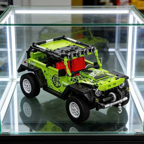 Green Off-road Vehicle Building Blocks Set Suitable for 14 High Difficulty Adult Assembled Model Home Decoration Gift Z260522