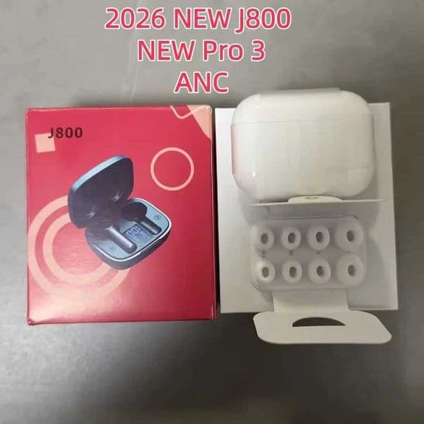 Bluetooth J800 Wireless Earphones Pro 3 Ture Wireless Earbuds Sports Pro 2 HiFI Stereo Waterproof Headset TWS Headphone With ANC C260522