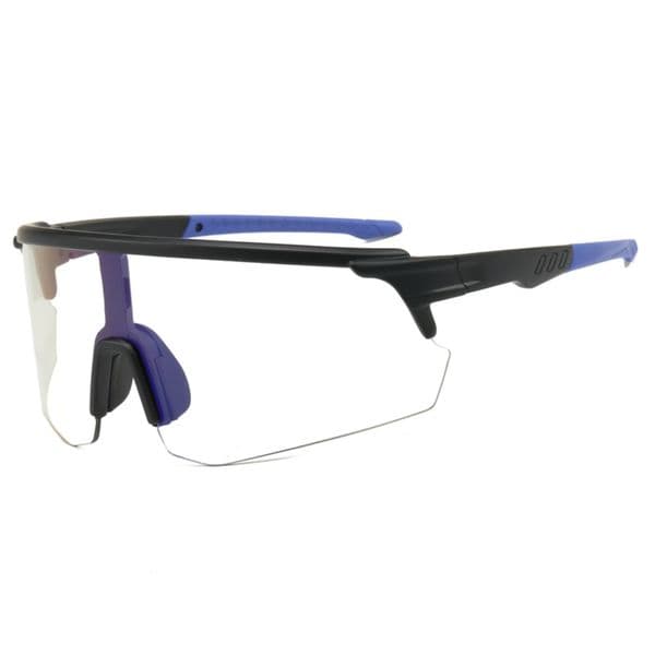 Lightweight Semi Rimless Clear Lens Sport Sunglasses Men Women UV Protection Anti Glare Outdoor Cycling Driving Fashion Sun Glasses for Daily Use...