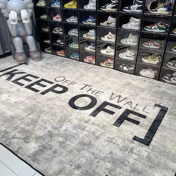 VIKAMA Fashion Carpet Bedroom Living Room Trend Personty Creative Boys Apartment Shoe Wall Bedside Dirty Mat Home Decoration X260522
