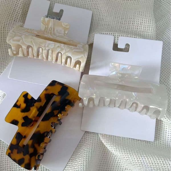 Designer Women's Hair Clips Sports Yoga Large Hair Claw Clip French Style Versatile Shark Hair Clip For Women