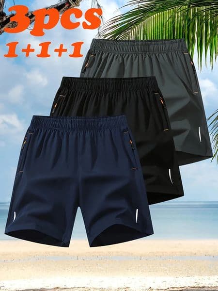 Street Shorts Male Pieces Elastic Waistband Mens Casual Summer Beach Cargo Bermuda Man Clothing Y2k Sportswear Woman Gym 260521