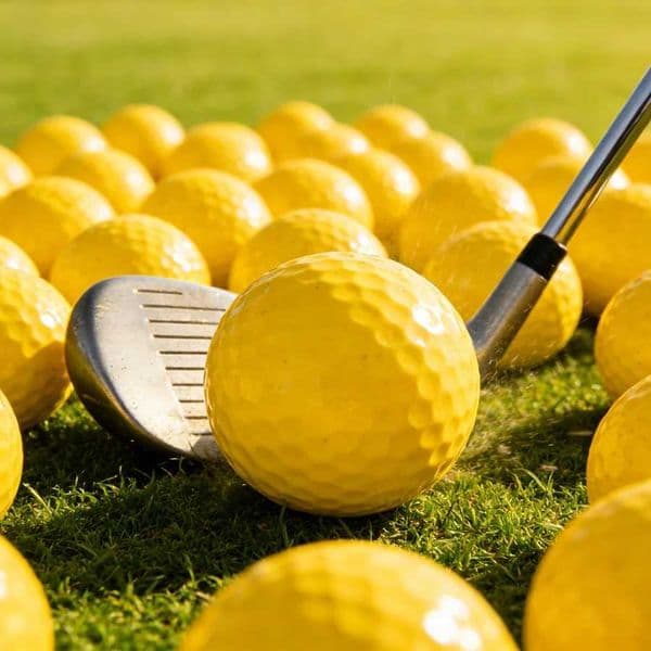 10pcs Yellow PU Soft Golf Practice Balls High Visibility PU Foam Training Balls for Backyard Driving Range Indoor Use C260522