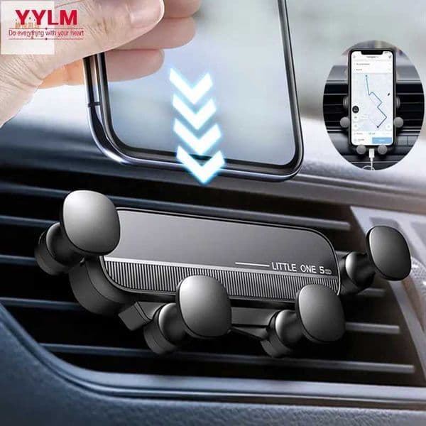 Gravity Car Phone Holder Air Vent Mount Cell Phone Holder in Car Mobile Support For iPhone 13 12 Universal G Stand Z260522