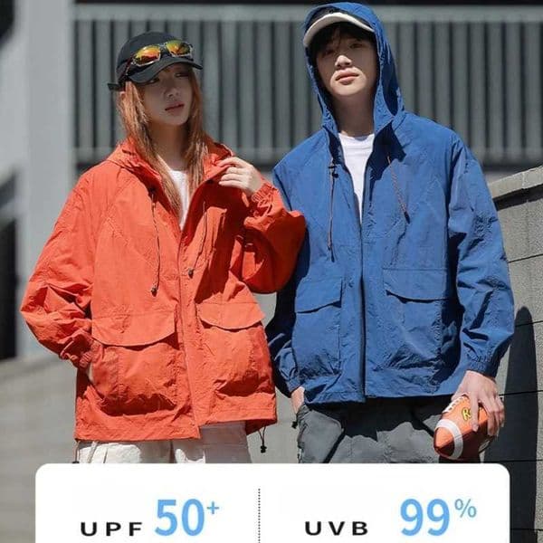 Unisex UV Skin Coats UPF100 Sunscreen Outdoor Fishing Clothing Summer Mens Skin Jackets Sun Protection Thin Hooded Windbreaker Z260522