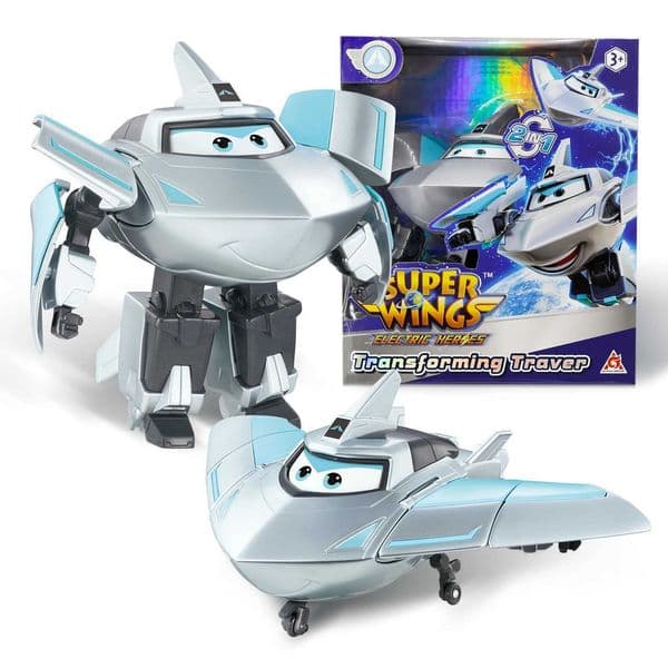 Super Wings 5 Inches Transforming Golden Girl Deformation Transform from Airplane to Robot in 10 Steps Action Figures Kid Toys C260522