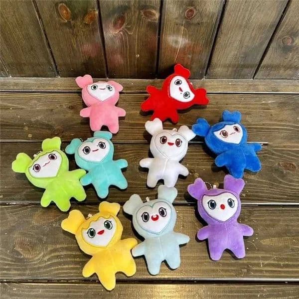 10cm lovelys twice Plush Korean Super Star Plush Toys Cartoon Animal TWICE Momo Doll Keychain Pendant Keybuckle Childrens gifts L260522