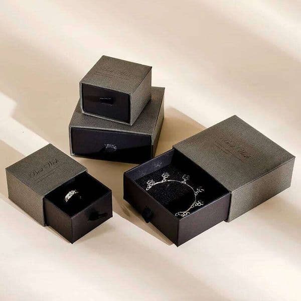 30Pcs/lot Industrial Style Drawer Earrings Ring Necklace Bracelet Chain Storage Organizer Jewelry Packaging Box 26W0522