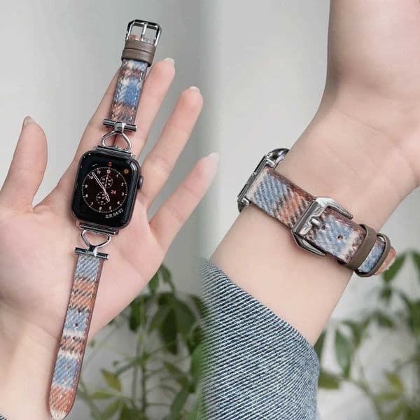 Excellent Leather loop For Watch band wen Series tra 11/10/9/8/7/6/5/4/3/2 38mm 40mm 41mm 42mm 44mm 45mm 46mm StrapJ260522