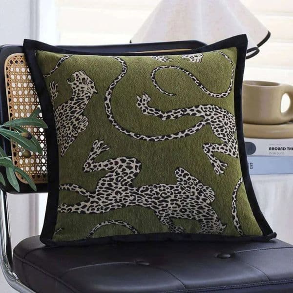 Luxury Designer Decor 2026 New Soft Chenille Throw Pillow Cover 45X45 Jacquard Cushion Case For Sofa Bed Decor, Modern Home room Living Room Pillow Case 17