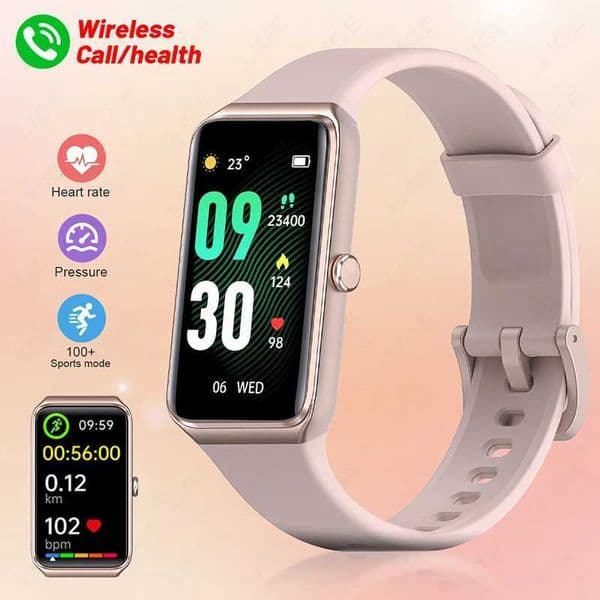 LIGE 147 HD Smart Watch Womens Sports Fitness Bracelet Thermometer Health Monitor Waterproof Women Smartwatch For Androi 2026T260522