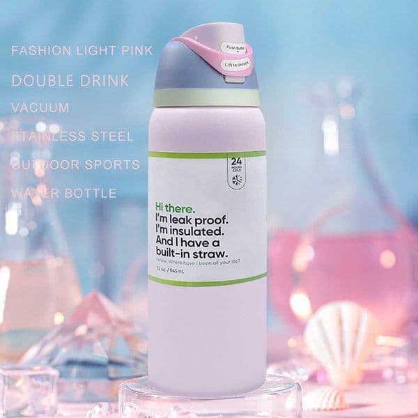 owalaa dusty pink Bottle 32 oz 945 ml retains heat for over 24 h T260520