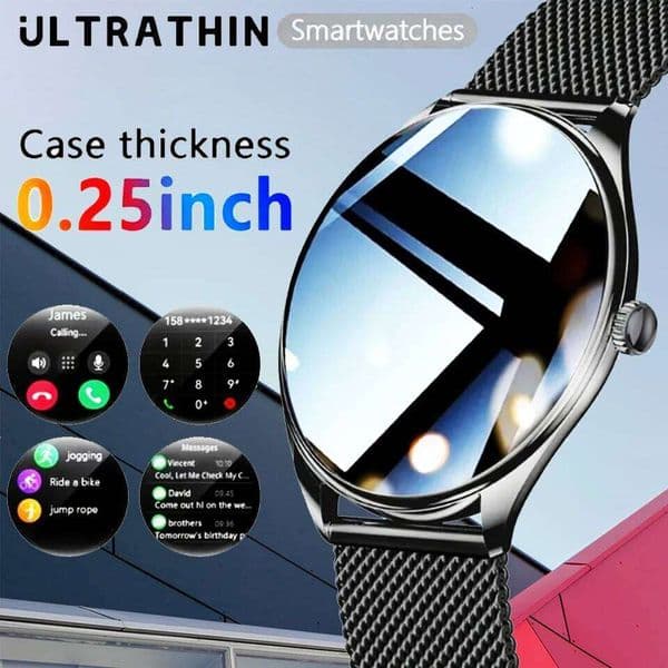 Ultra Thin SmartWatch 1.43" AMOLED Display HD 466*466 Always Show Time Call Reminder for Women Men New Original Smartwatch gift