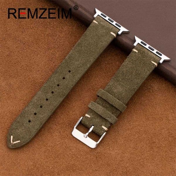 High-end Suede Strap for Watch Band 46mm 45mm 44mm 42mm 38mm 40mm 41mm 49mm tra2 Wristband for Iwatch 1-10 SE J260522