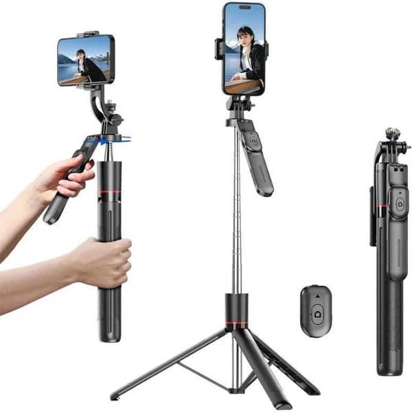 WIFIT Selfie Stick with Adjustable Tripod 360 Shooting Detachable Phone Holder Bluetooth17m TelescopicAndroid/iOS Z260522