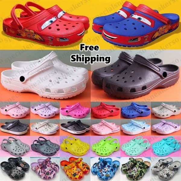 Free Shipping Designer bapes croc sandals heels sandale sandles slides classic black sandal slippers for kitten mens womens d h gate luxury platform sandalias
