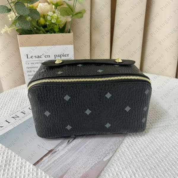 Women's Makeup Bags Designer Bag Handbag Monogram Print Cosmetic Case Girls PU Leather Jewelry Storage Box Organizer for Travels- Changchen26052240