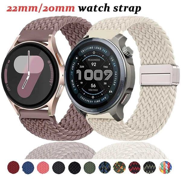20mm 22mm Straps For Galaxy Watch 7/FE/6/5/4/pro/classic bracelet correa for Amazfit Balance 2/GT/ GT 6 5 4 BandJ260522