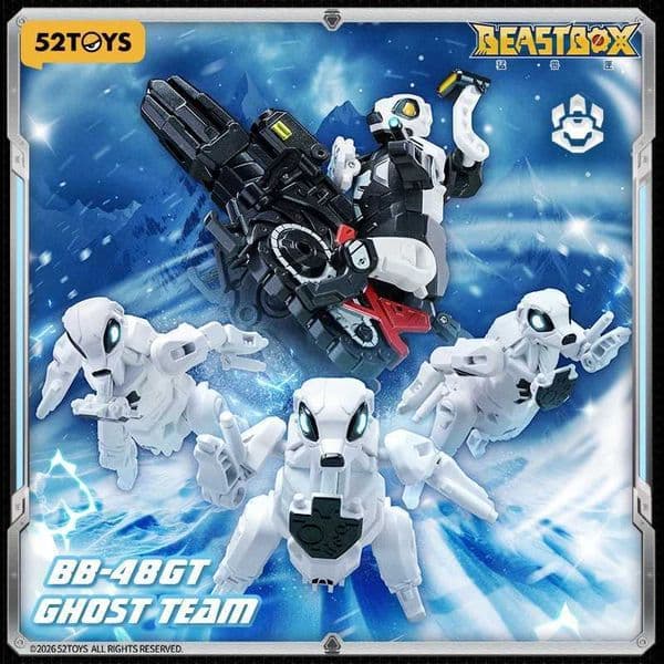 52TOYS BEASTBOX BB-48GT GHOST TEAM Transformation Collectible Converting Action Figure Toys Gift C260522