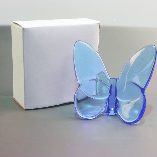 Crystal Glass Butterfly Ornament for Desk and Counter High-end Home Decoration Gift Craft 260522