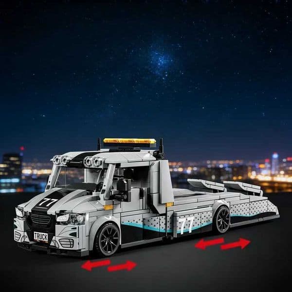 City Rescue Tow Truck Bricks Set DIY Assembly Vehicle Toy Perfect for Desk Display Birthday Gifts Z260522