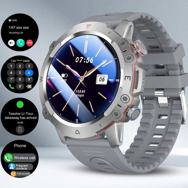 2026 New HD Full-Touch SmartwatchWireless Calling/Multiple Sports Modes/Alarm/Music/Watch FacesSuitable for Android iPhoneT260522
