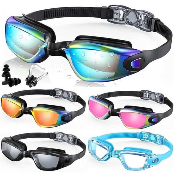 Swimming GoggLEs PROfESSional WaterPROof Swim Eyewear Glasses Anti-fog UV PROtection No LEaking for Adult Men Women Youth L260522 L260522