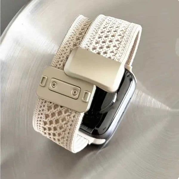 Nylon Woven Magnetic Watch Band For 49mm 46mm 45mm 44 42 41mm MenS WenS Knitted Nylon Watch Band for IWatch Series 10 9 8 7 J260522